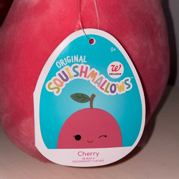 CHERRY THE CHERRY SQUISHMALLOW NWT 8 in WALGREENS EXCLUSIVE - Picture 5 of 5